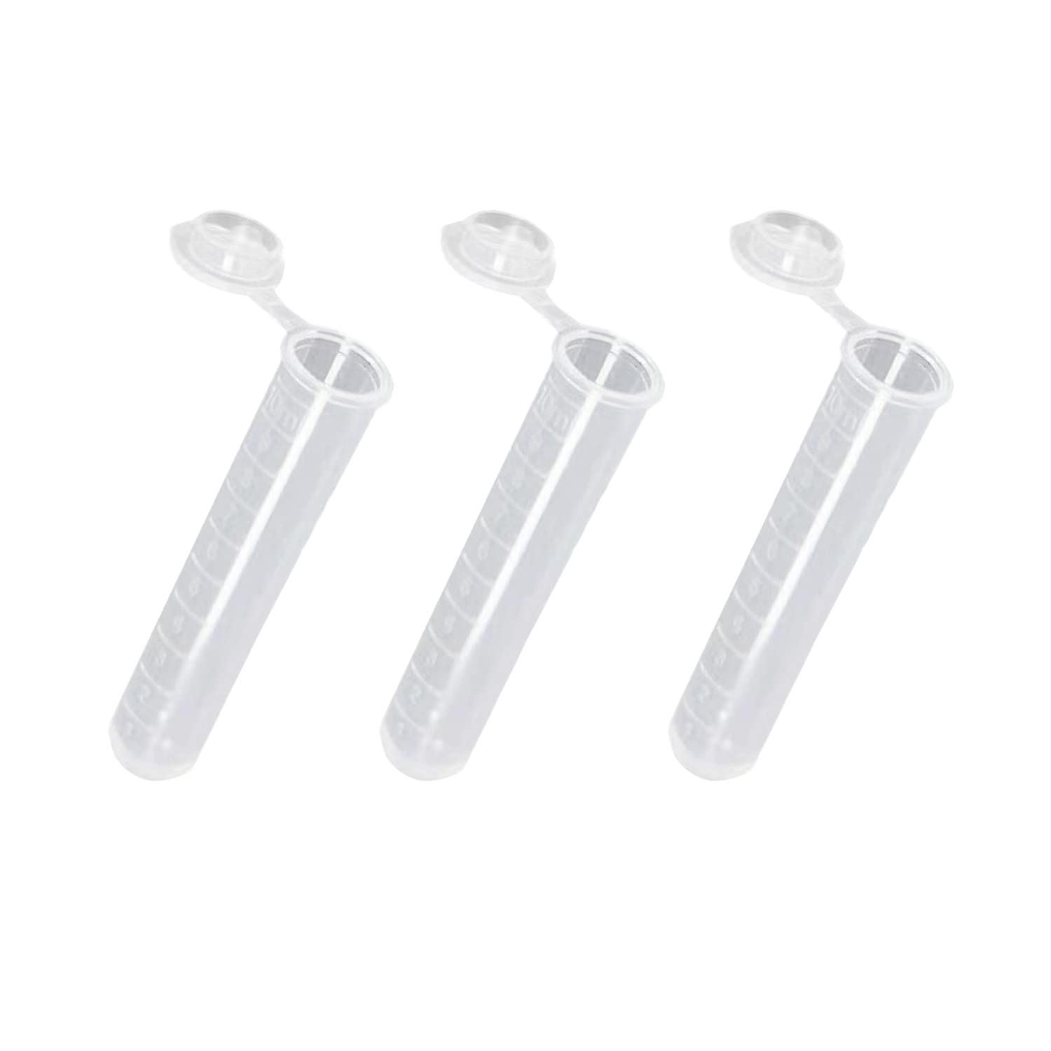 Photo 1 of 25 Pack 10ml Plastic Sample Vials with Cover, Vial Tube Storage Container for Liquid Fragrance Beads