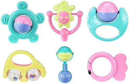 Baby Toy 6pcs Set Rattle Developmental Toy Bed Bells Kids Animal Toys Price In Uae Amazon Uae Kanbkam