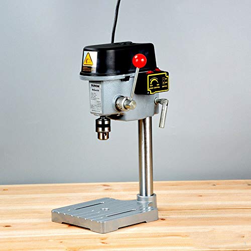 DONNGYZ Electrical Bench Drill Mini Press Work Bench Machine 340W + Drill Chuck + Hex Key(US Stock)