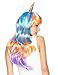 Expression Gifts Unicorn Wig - Multi Color Rainbow Wig With Unicorn Horn And Ears