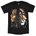 Bob Marley Lion Profile Adult T-Shirt M Black