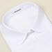 ANZERMIX Women's Detachable Fake Collars Half Shirt Blouse Pack of 3 (Round Collar)