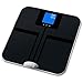 Eat Smart Digital Body Fat Scale with Auto Recognition Technology, Black