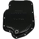 CFR Performance Finned Steel Transmission Pan - Chevy/GM Turbo TH-400 Black