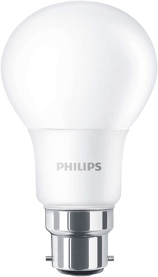 Philips Corepro LED 8 W (60 W) A60, B22 Bayonet Cap, Bulb, Warm White, Non Dimmable, Frosted
