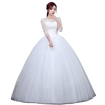 white colour gown