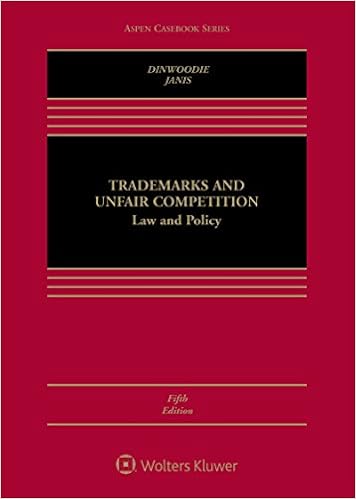Trademarks And Unfair Competition Law And Policy Aspen Casebook Series Kindle Edition By Dinwoodie Graeme B Janis Mark D Professional Technical Kindle Ebooks Amazon Com