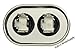 American Standard CPT01865 / CPT-1865 Replacement - 7.5 uf/Mfd 370/440 VAC AmRad Oval Universal CapacitorReplacement Made in The U.S.A.