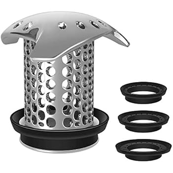 LEKEYE Drain Hair Catcher Shower Drain Hair Trap Stainless Steel Drain Protector Durable Tub Drain Hair Catcher/Strainer Easy Clean Hair Trap For Shower Drain
