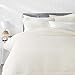 AmazonBasics Microfiber Duvet Cover Set - King, Cream