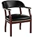 Regency 9004BK Ivy League Captain Chair, Black 25D x 24W x 31H in