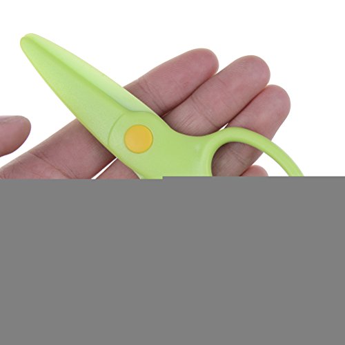 Eshylala 3 PCS Safety Plastic Scissors Set for Kids Classroom Training Construction Paper Crafts - Thumbnail 4