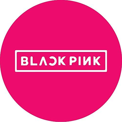 NBFU DECALS Blackpink Logo 1 (Pink) (Set of 2) Premium Waterproof Vinyl Decal Stickers for Laptop Phone Accessory Helmet CAR Window Bumper Mug Tuber Cup Door Wall Decoration