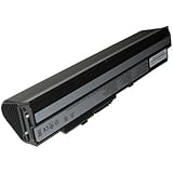 Super-Capacity Li-ion Battery For MSI Wind U90 U90X U100 U100X MS-N011 U100W-085NL Proline U100 Roverbook Neo U100 Advent 4211 series replace for BTY-S11 BTY-S12 series Ac Laptop Notebook Main Battery Black [7200mAh 9 Cells]