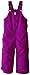 Columbia Little Girls' Snow Slope II Bib, Bright Plum, 2T