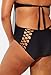 Swimsuits for All Women's Ashley Graham VIP One Piece Swimsuit 16 Black