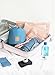 Makeup bag Waterproof Travel Kit, Organizer Bathroom Storage Cosmetic Bag With a Mini Bag, Jewelry Organizer,Men Shaving Kit Portable Luggage Bag for Vacation Camping