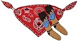Stephan Baby Wild West Collection Bandana Style Bib and Cowboy Boot Socks Set, 12-18 Months
