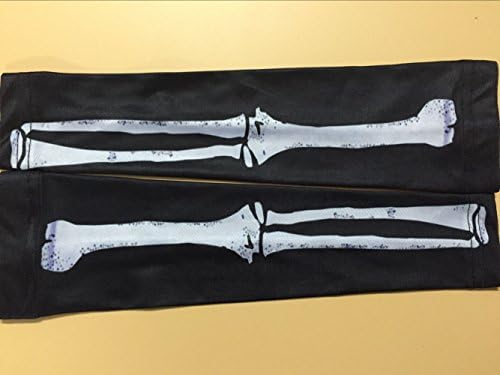 NEW! Sports Personalized Moisture Wicking Compression Arm Sleeve- Men, Women, Youth Size- The Human Skeleton Style