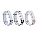 I-SMILE 3PCS Newest Replacement Wristband with Secure Clasps for Fitbit Alta Only(No Tracker, Replacement Bands Only) (2pcs Flowers)