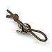 WEREWOLVES Handmade Turtle Shape Brass Knife Lanyard Bead EDC Zipper Pull 550 Paracord Necklace Bead Pendant
