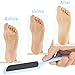 DaBee Foot File Cracked Skin Corns Callus Remover Pedicure Rasp Foot Rasp Pack of 2 - Blue