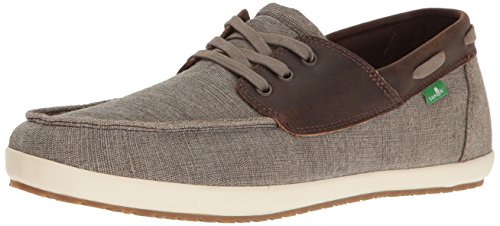 Sanuk Men's CASA Barco Vintage Boat Shoe, Brindle Vintage, 10 M US