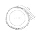 T-Doreen Layered Hollow Flower Sequins Beaded Chain Choker Necklaces for Women Girls Silver Plated