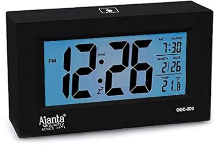 Ajanta Digital Table Clock (ODC-200 Black)