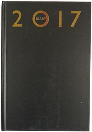 2017 A5 Page - A Day Hard Backed Diary Diaries