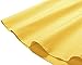 Bridesmay Women's Vintage Audrey Hepburn V-Neck Retro Rockabilly Swing Cocktail Party Dress Yellow Small