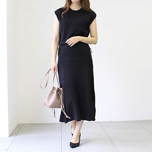 Amazon ミューズ リファインド クローズ Mew S Refined Clothes リブブラウジングワンピース クロ M ワンピース チュニック 通販