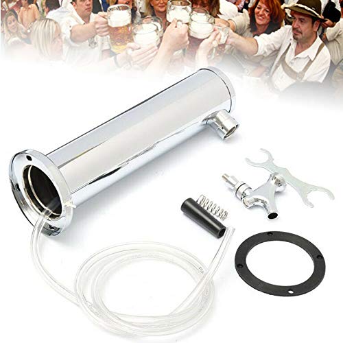 OUKANING-Draft-Beer-Tower-1-Taps-EIN-Wasserhahn-Edelstahl-Homebrew-Bar-Fit-Kegerator