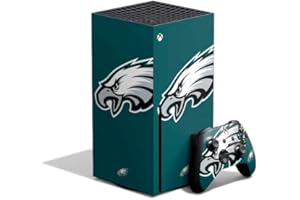 Skinit Decal Gaming Skin Compatible with Xbox Series X Bundle - Officially Licensed NFL Philadelphia Eagles Large Logo Design