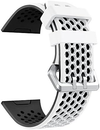 Houystory Fitbit Ionic Straps Lightweight Ventilate Silicone Perforated Accessory Sport Bands for Fitbit Ionic Women Men