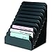 MMF Industries Desk File Organizer | 10 Compartments | 10