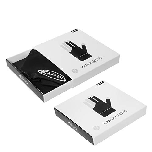 Kamui New 2017 Billiard GLOVE - QuickDry - For RIGHT Hand - Black (S) - Thumbnail 4
