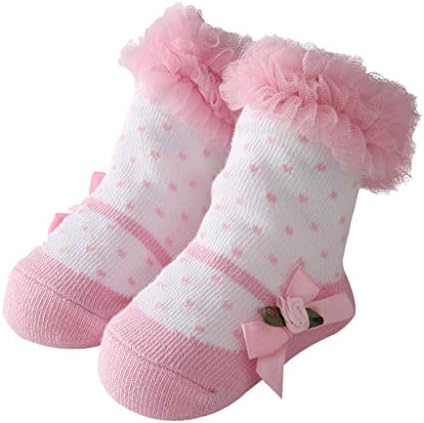 FIged Little Girls Princess Bow Baby Winter Floor Ballet Step Home Lovely Socks