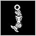 VIDRIO Pack of 80 Mermaid Charms Pendants Silver Craft Supplies for Jewelry Making Tibetan Accessories for Bracelets Necklace DIY