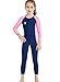DIVE & SAIL Kids One Piece Long/Short Sleeve Swimsuit Sun Protection Sunsuit