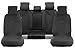 Sojoy Car Seat Covers Set-Full Set Seat Protector Cushions-Universal Fit Four Seasons(Honeycomb Cloth,Black)