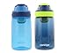 Contigo Kids Autoseal Gizmo Water Bottles, 14oz (Nautical Blue/Navy Blue) - 2 pk