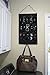 Ikiriska Eyeglass sunglasses organizer for 15 glasses, Black, storage, display on wall or door (firm support at the top)