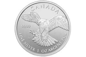 2014 Silver Peregrine Falcon Coin 1oz 9999 PUR FINE Silver Bullion, NEW Birds of Prey Series