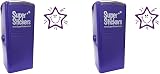 SuperStickers Smiley Star Stamper Purple Small Pack of 2
