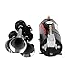 Happybuy 3-Trumpet Train Air Horn Kit 150 PSI Air System With 12V Air Compressor 150DB Super Loud Train Horns Kit for Truck Car Boat