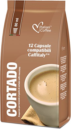 12 Cortado (Macchiato) drink pods compatible with VERISMO system