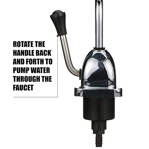 Valterra Rocket Hand Pump For Rv Camper Holding Tank Faucet Pump