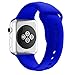 Chumei Sporty Band Compatible Apple Watch, Soft Silicone Replacement Wristband Strap Band iWatch Series 1 Series 2 Series 3 (42MM M/L Royal Blue)