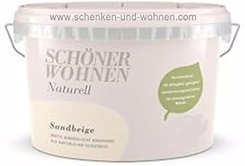Schoner Wohnen Mineral Wandfarbe Sandbeige 7 5 L Amazon De Baumarkt